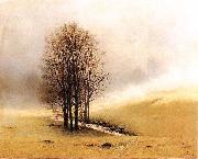 Stanislaw Witkiewicz Springtime fog. oil painting